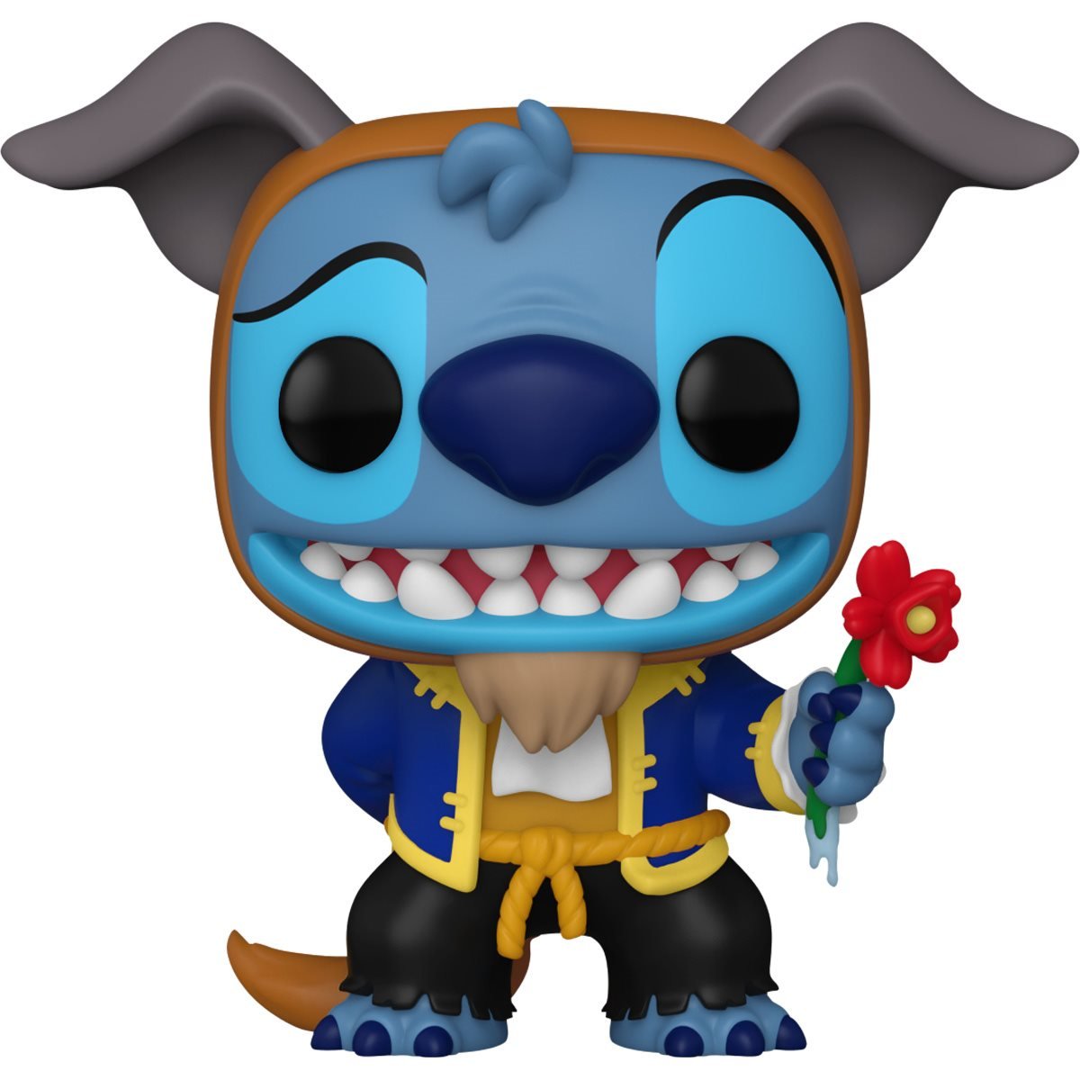 Stitch as Pongo, Simba, Cheshire Cat and Beast