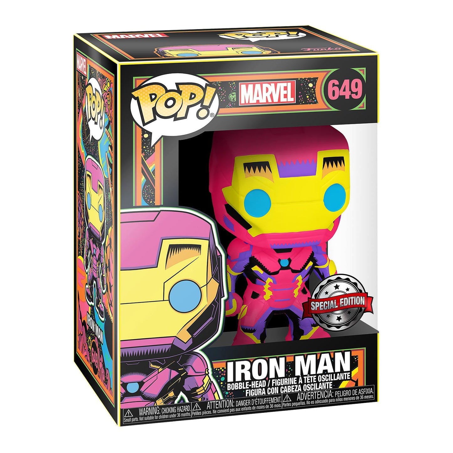 Iron Man Blacklight Funko Pop #649