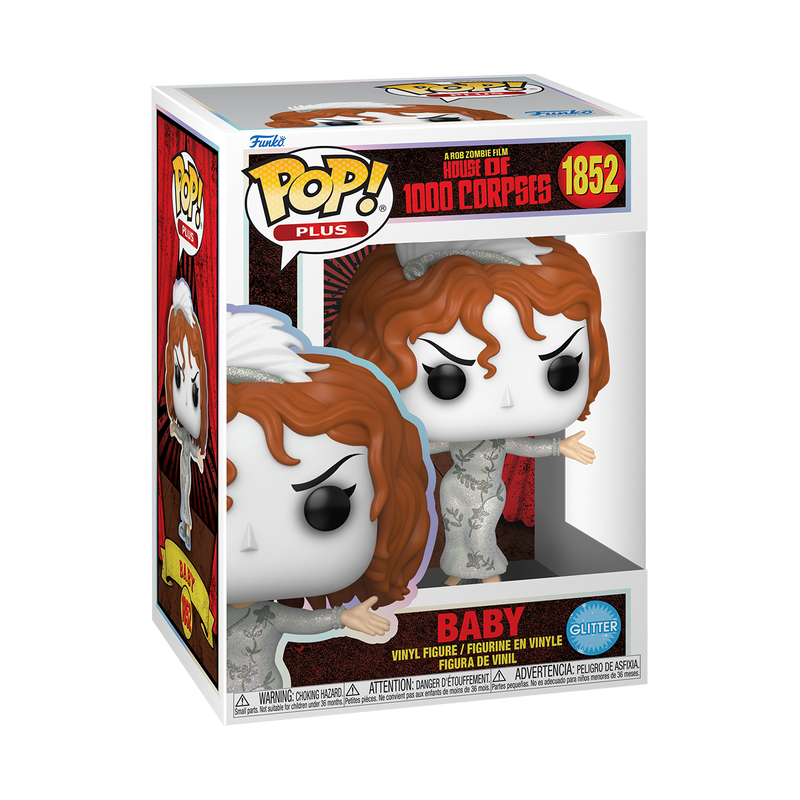 Funko Pop! Movies: House of 1000 Corpses - Otis B. Driftwood, Captain Spaulding, and Baby Glitter Vinyl Figures