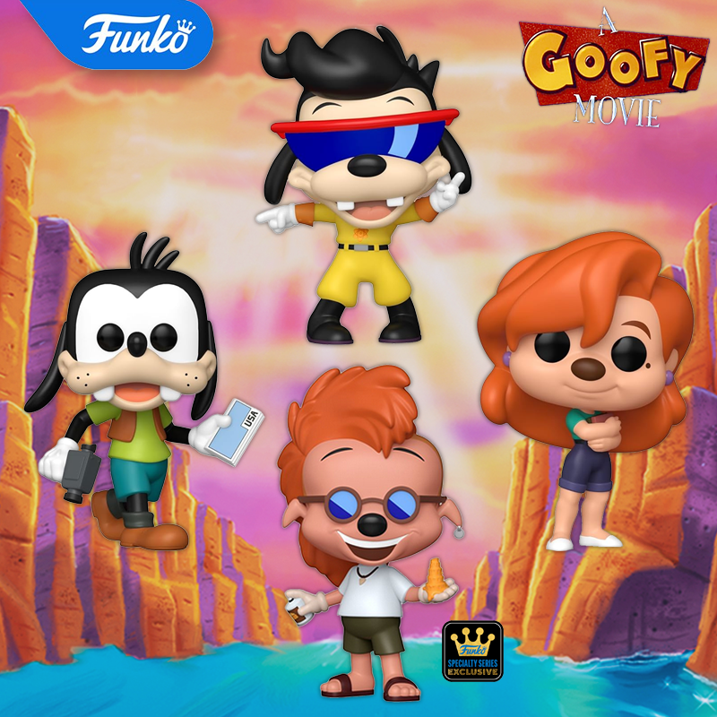 A Goofy Movie - Goofy, Max, Roxanne and Bobby Funko Pop Bundle