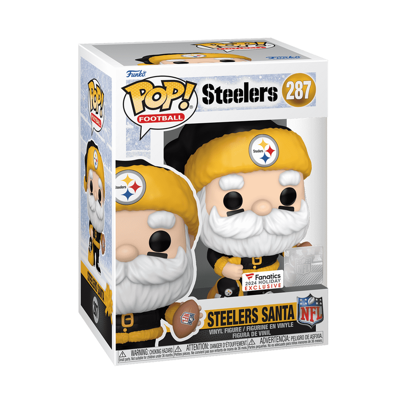 Funko Pop! NFL: Steelers Santa Vinyl Figure 287 - Fanatics Exclusive