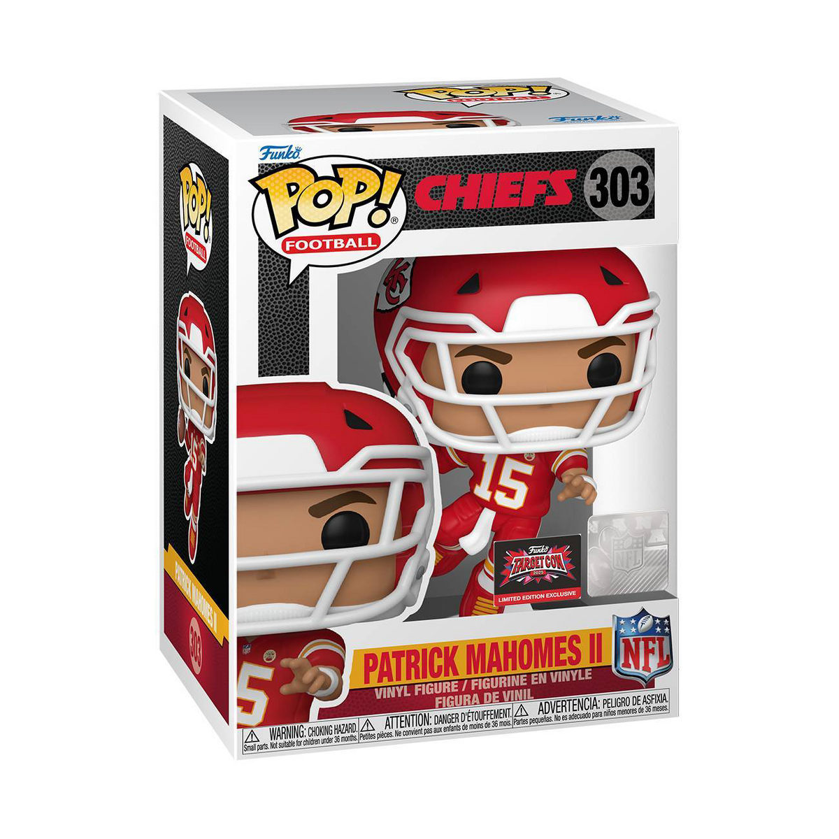 Funko Pop Kansas City Chiefs - Patrick Mahomes II #303