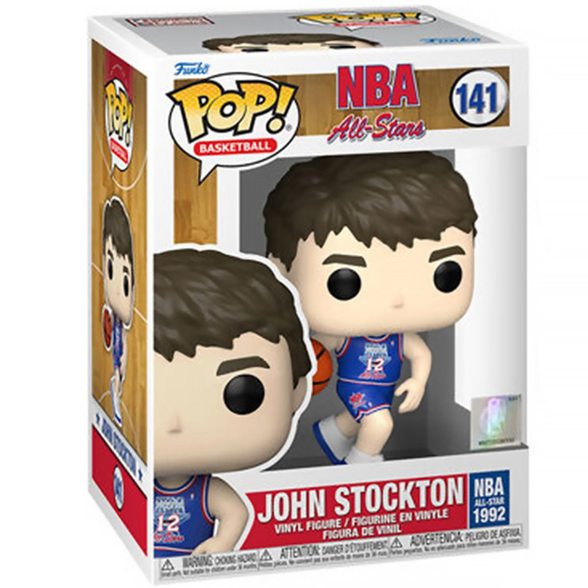 john Stockton Blue All-Star Uniform 1992 Funko Pop! Vinyl Figure #141