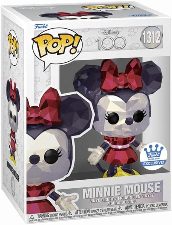 Disney 100th Minnie Mouse Facet #1312 Funko Shop Exclusive