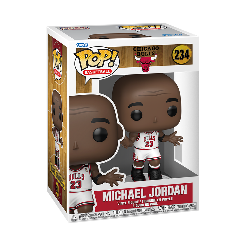 Funko Pop Vinyl Figure NBA Chicago Bulls Michael Jordan Shrug Pose 234