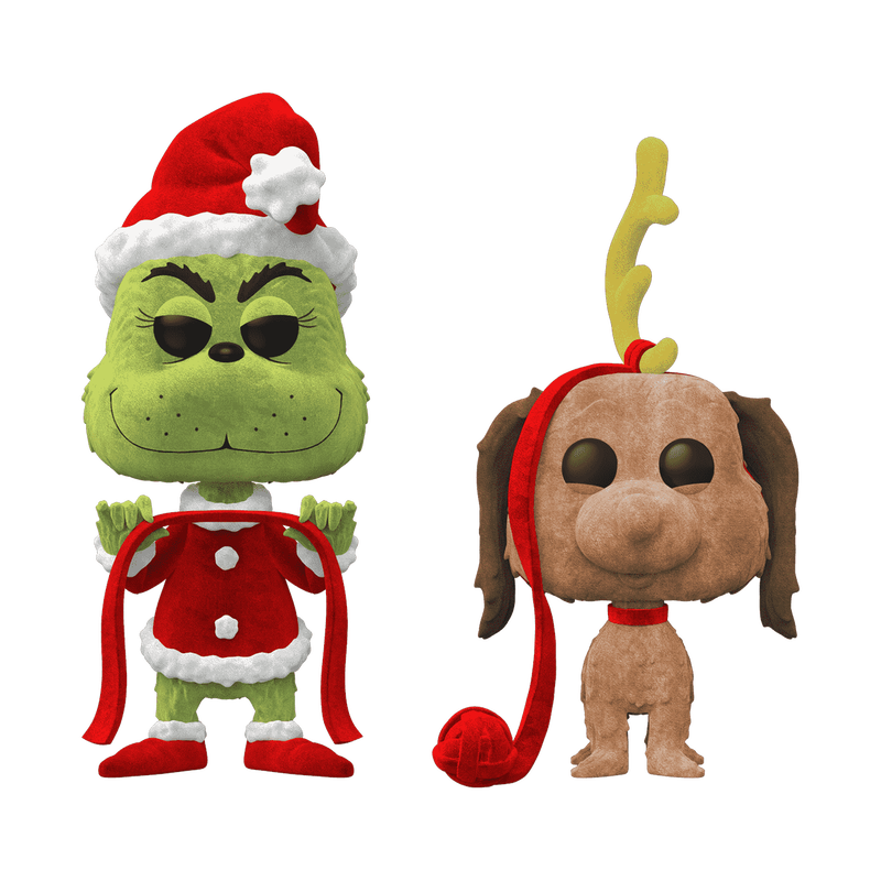 Grinch & Max 2-Pack (Flocked)