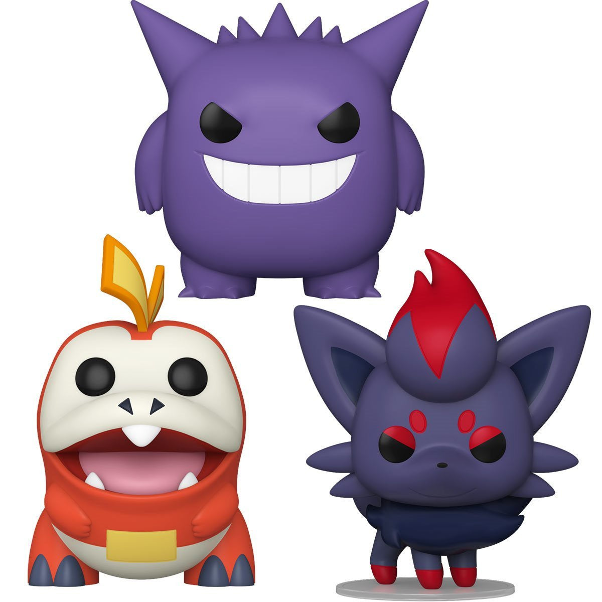 Gengar, Zorua and Fuecoco Pokemon Funko Pop! Bundle