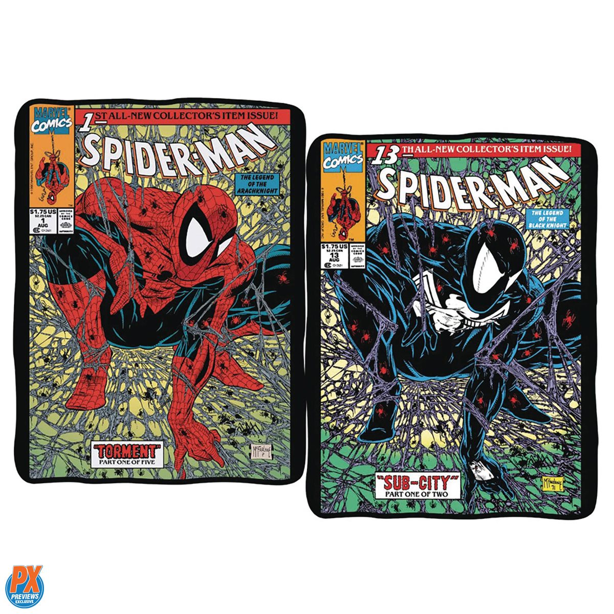 Surreal Entertainment Spider-Man #1 Double Sided Fleece Blanket - SDCC 2024 Previews Exclusive San Diego Comic Con 2024 Exclusive