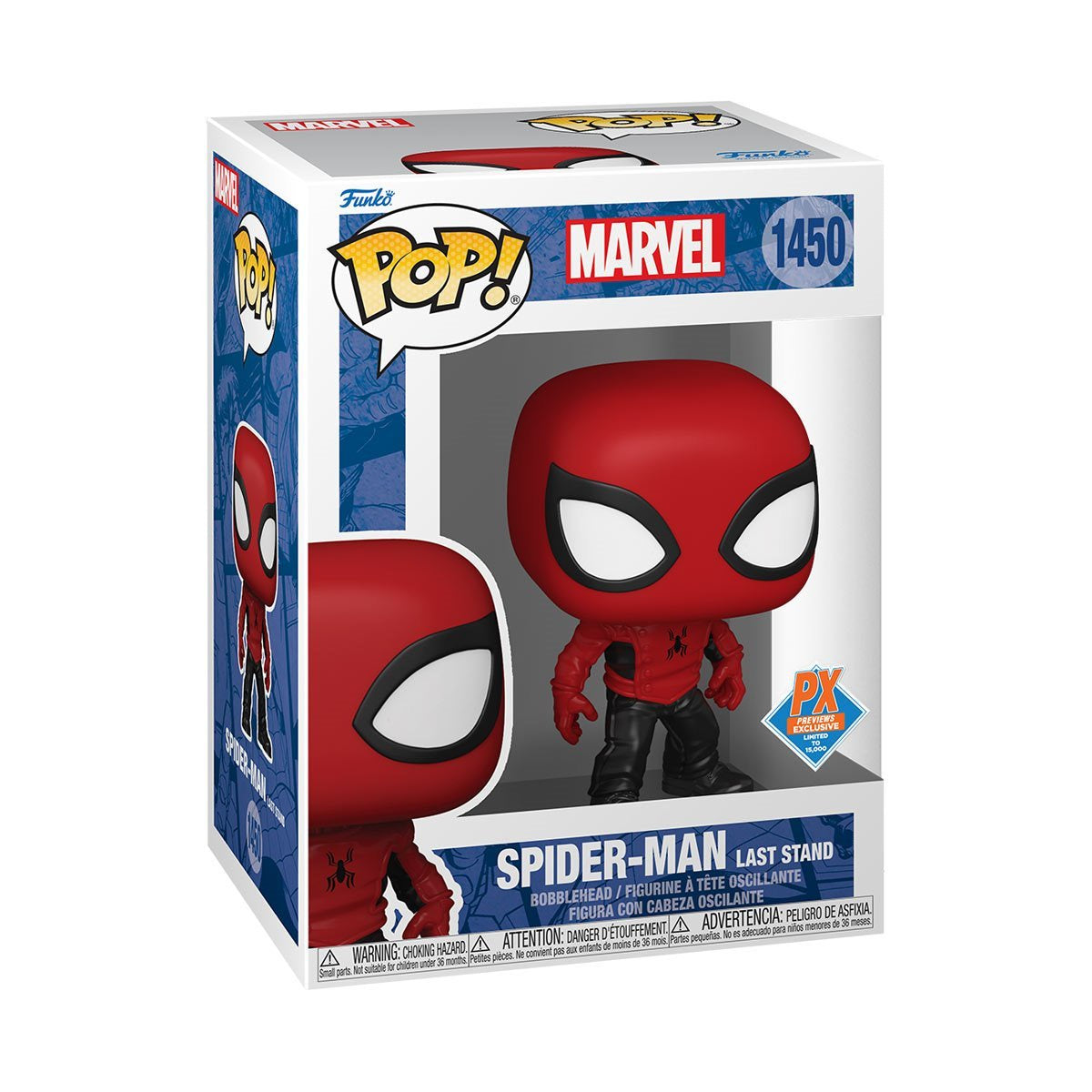 Spider-Man Last Stand Funko Pop! Vinyl Figure #1450 - Previews Exclusive PX Exclusive