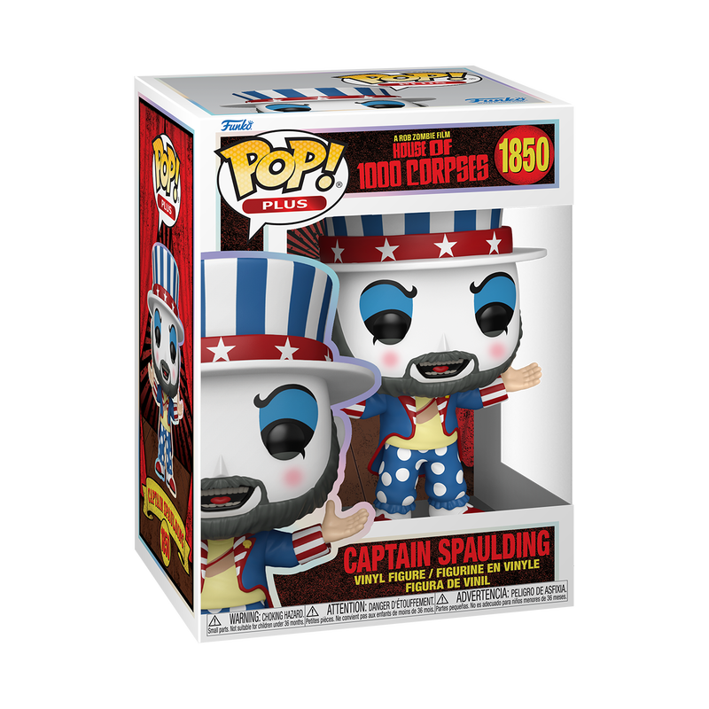 Funko Pop! Movies: House of 1000 Corpses - Otis B. Driftwood, Captain Spaulding, and Baby Glitter Vinyl Figures