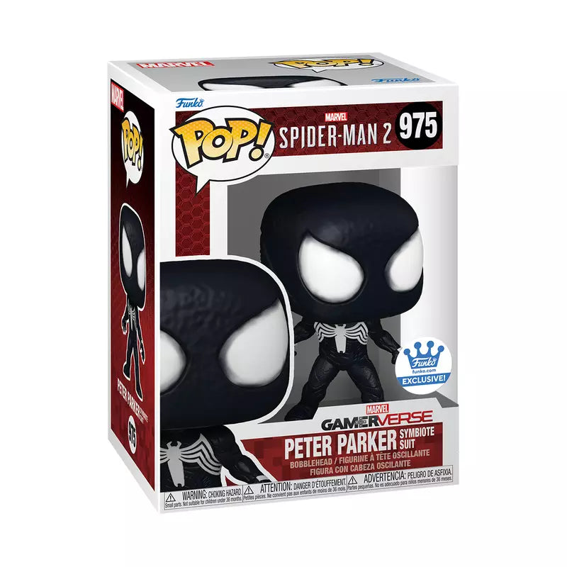 Gamerverse Spider-Man Peter Parker Symbiote Suit #975 Funko Shop Exclusive