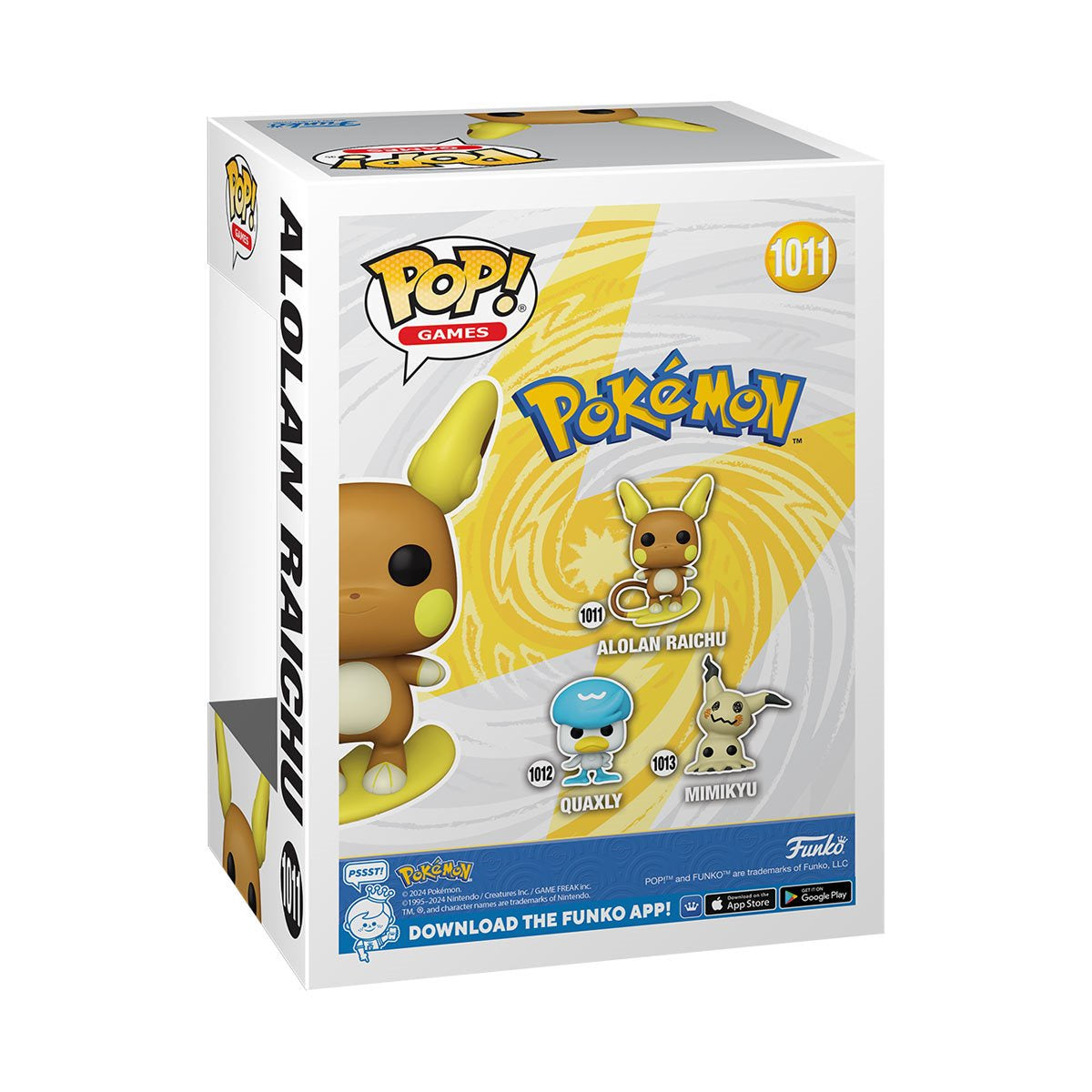 Alolan Raichu Funko Pop! Vinyl Figure #1011
