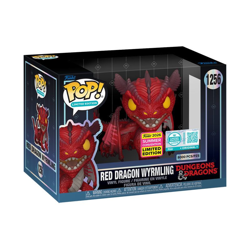 Funko Pop Games Dungeons and Dragons Red Dragon Wyrmling 1256 Vinyl Figure