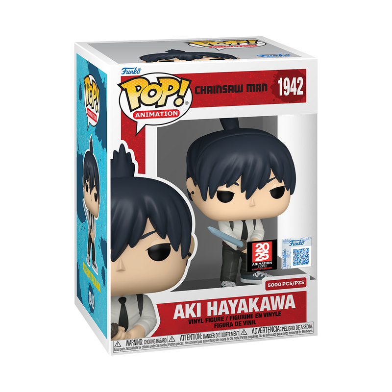 Funko Pop! Chainsaw Man Aki Hayakawa with Pop! Protector #1942 5K Limited Edition