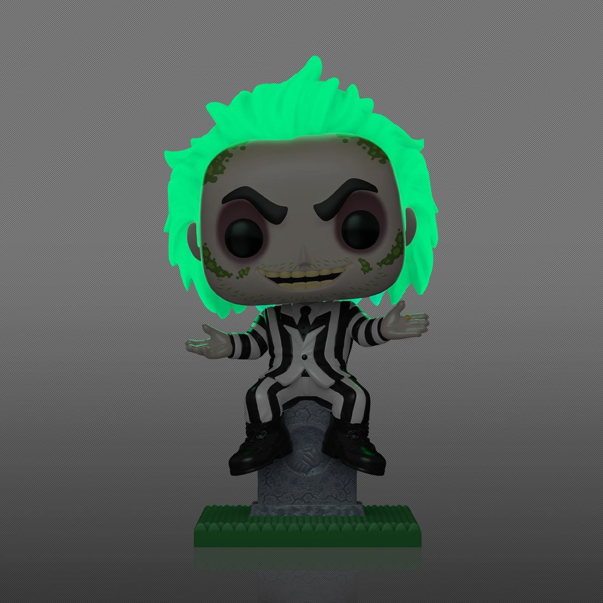 Beetlejuice on Tombstone Glow-in-the-Dark Funko Pop! Plus Vinyl Figure #1757