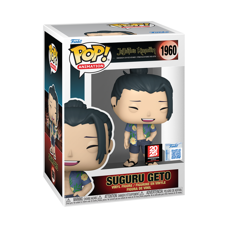 Jujutsu Kaisen Suguru Geto Funko Pop! Animation Expo 2025 Vinyl Figure #1960
