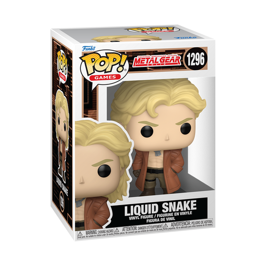 Funko Pop Games Metal Gear Solid Liquid Snake Vinyl Figure 1296