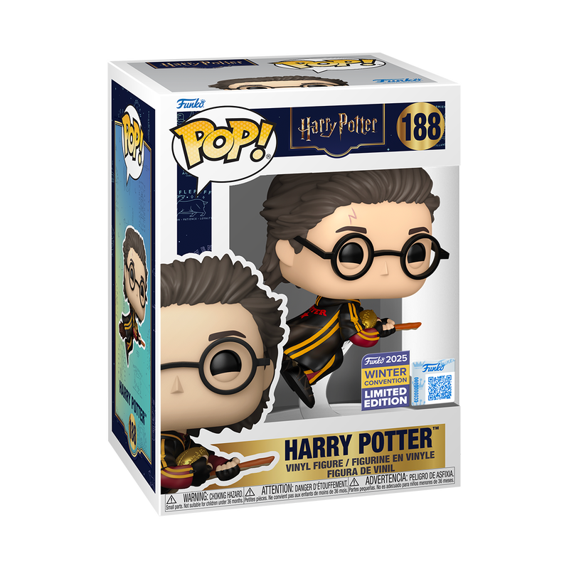 Funko Pop Vinyl Figure Harry Potter in Quidditch Robes Collectible Toy188