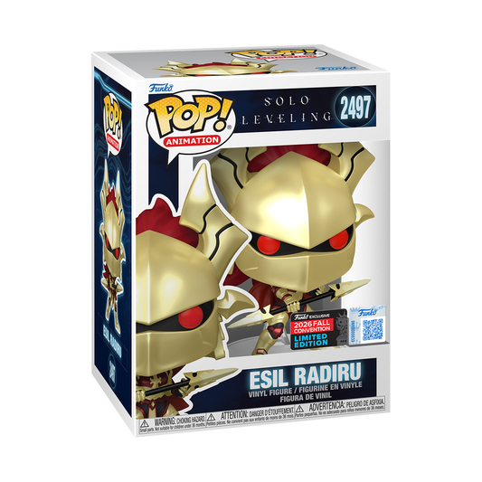 Funko Pop Vinyl Figure Solo Leveling Esil Radiru 2026 Fall Convention Exclusive 2497