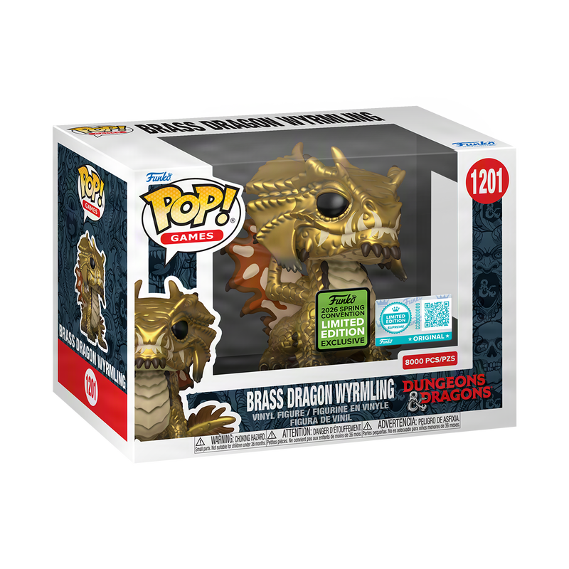 Funko Pop Dungeons and Dragons Brass Dragon Wyrmling #1201
