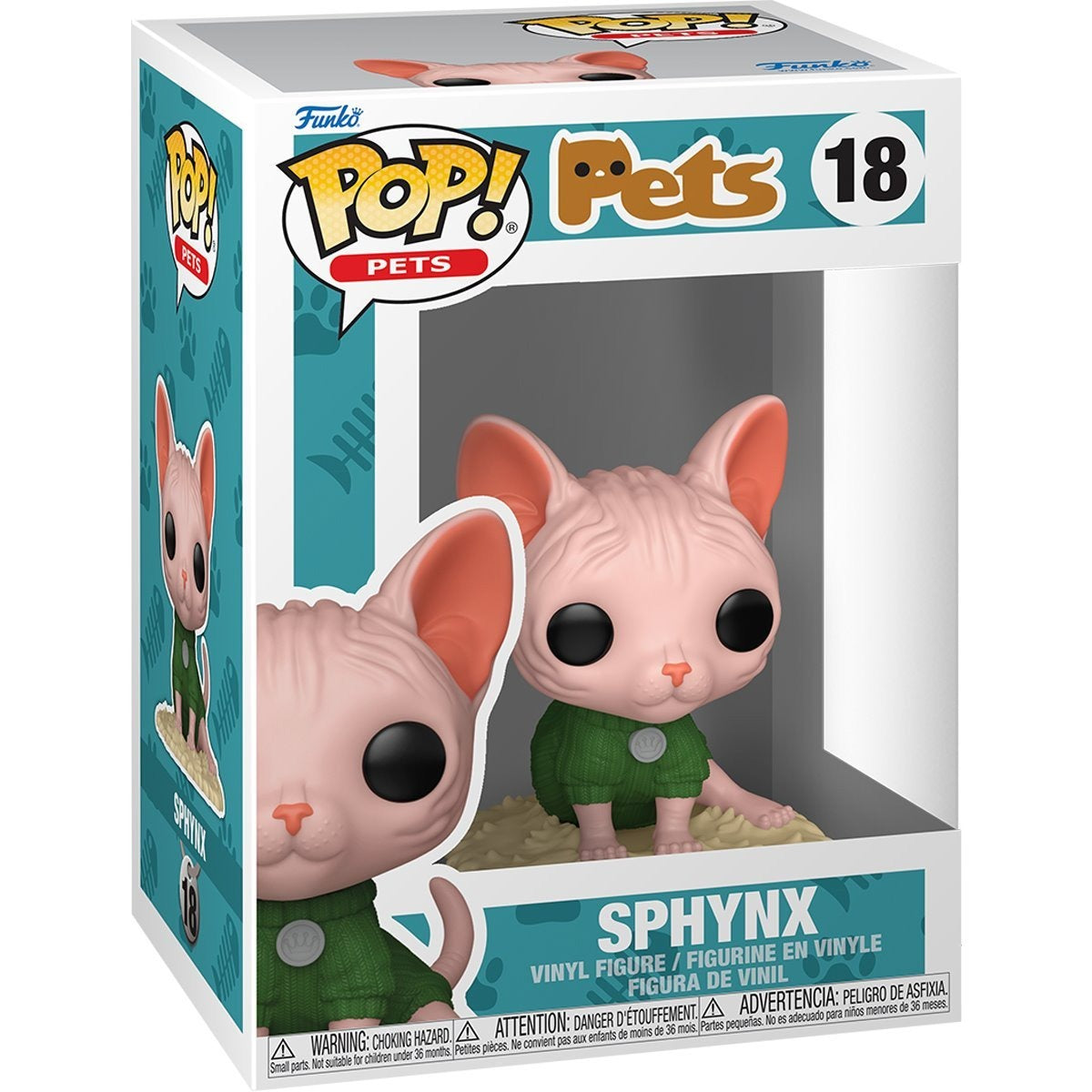 Funko Pop! Pets Sphinx Cat Vinyl Figure 18