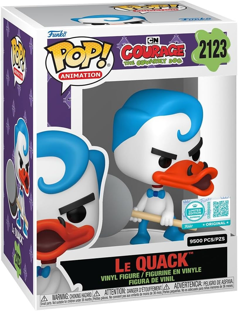 Funko Pop Animation Courage the Cowardly Dog Le Quack 1566
