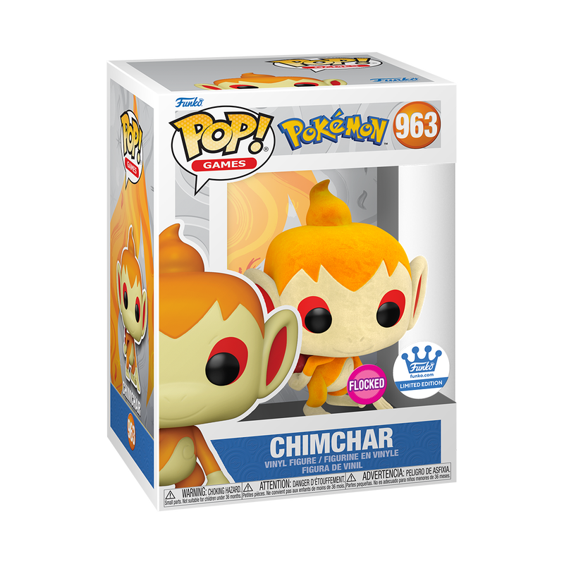 Pokemon Chimchar Flocked #963 Funko Shop Exclusive