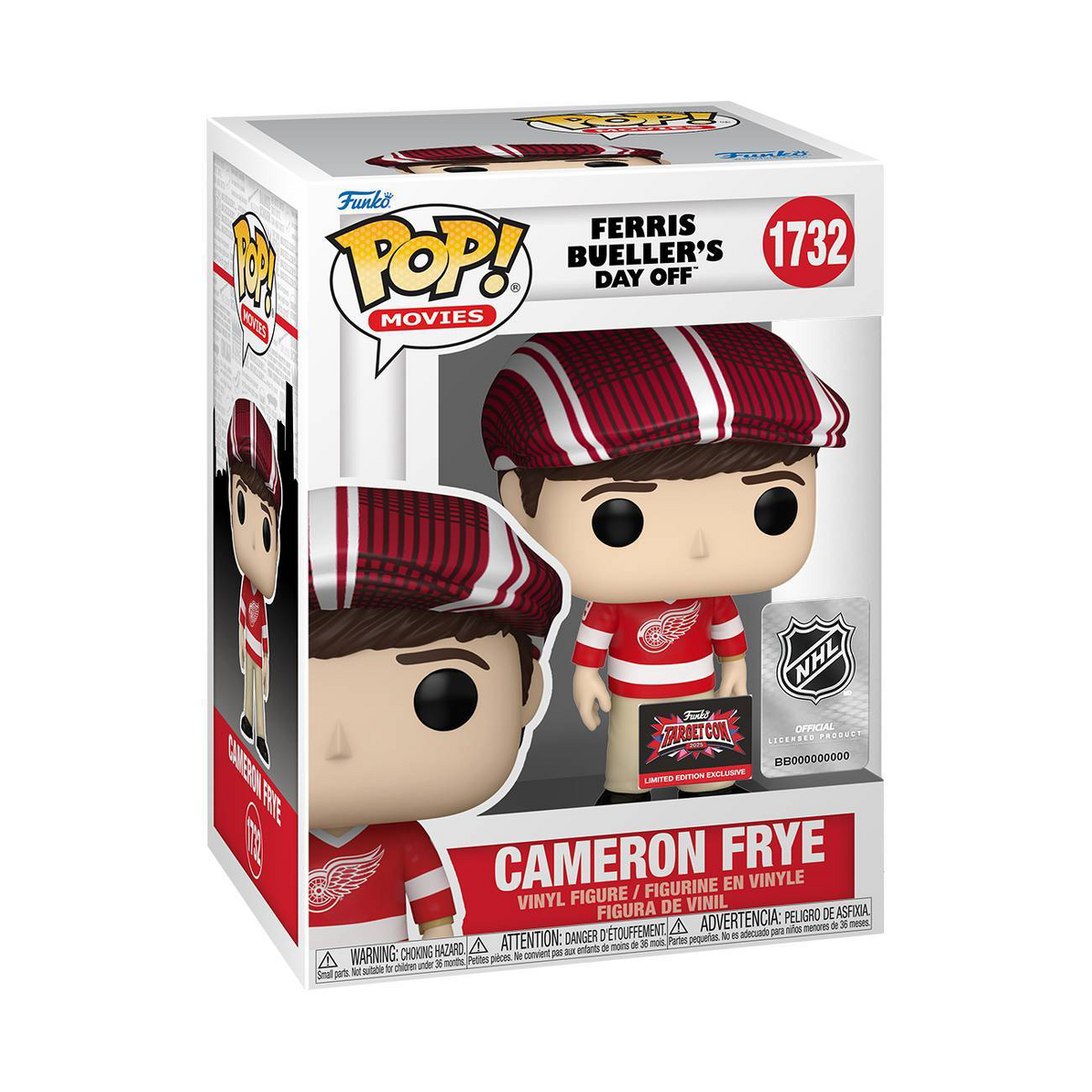 Funko Ferris Bueller's Day Off - Cameron Frye with Detroit Red Wings Jersey #1732