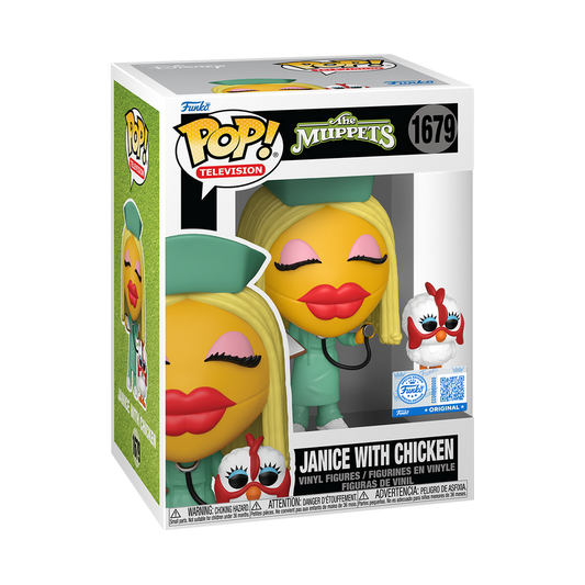 Funko Pop! The Muppets Janice with Chicken Vinyl Figure #1679