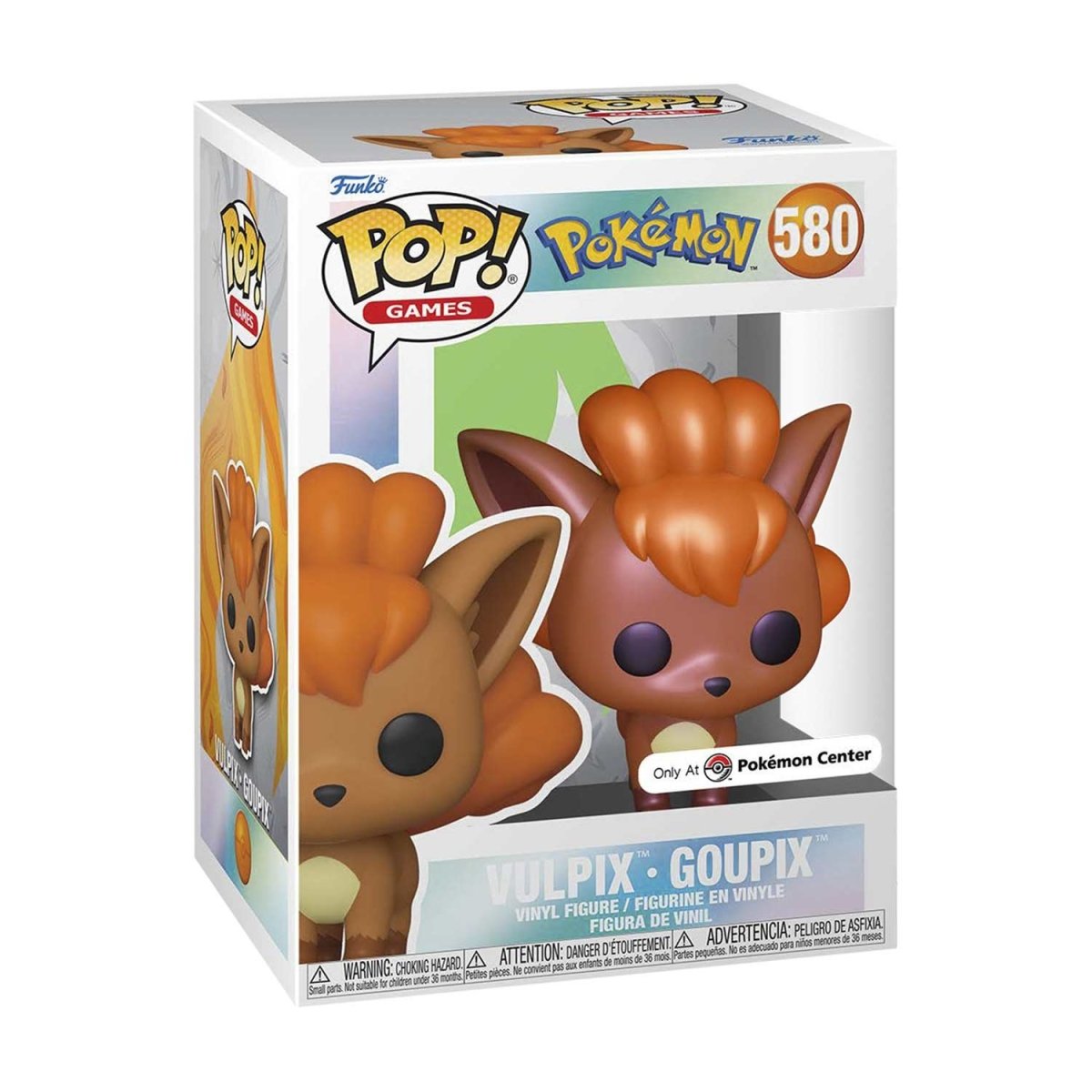 Pokemon Vulpix Pearlescent #580 Pokemon Center Exclusive