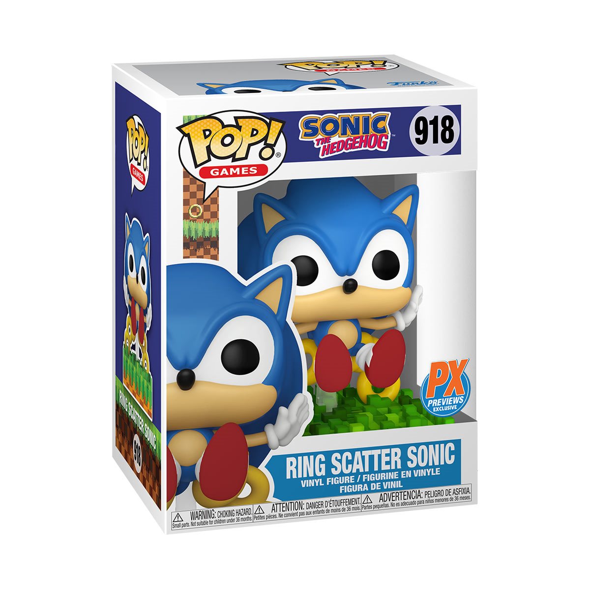 Sonic the Hedgehog Ring Scatter Sonic #918 PX Exclusive