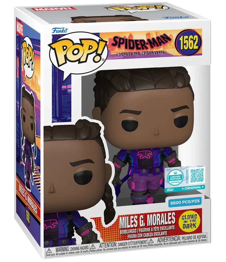 Spider-Man Across the Spider-Verse Miles G. Morales #1562 Funko Pop! Vinyl Figure 9500k Limited Edition