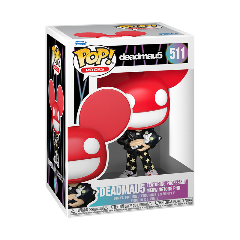 Funko Pop Deadmau5 Featuring Professor Meowingtons PhD Vinyl Figure Number 511