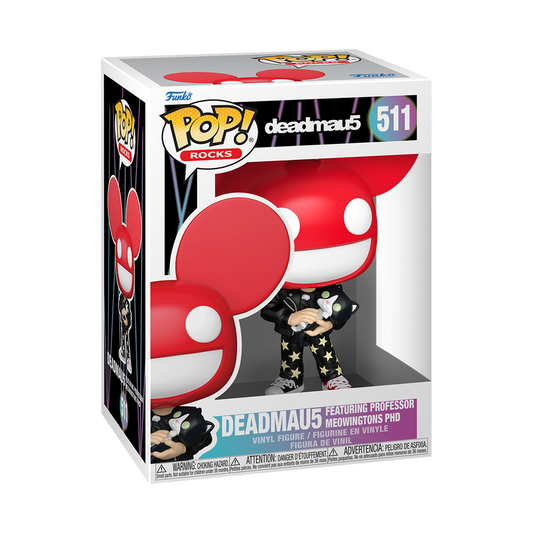 Funko Pop Deadmau5 Featuring Professor Meowingtons PhD Vinyl Figure Number 511