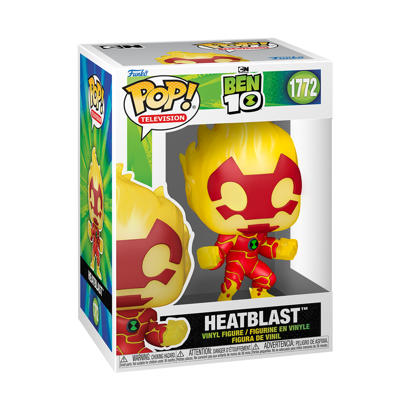 Ben 10 Heatblast Funko Pop! Vinyl Figure Number 1772