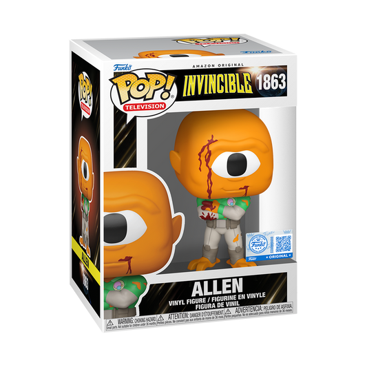 Funko Pop Vinyl Figure Invincible Allen the Alien Bloody Version Animation Number 1863