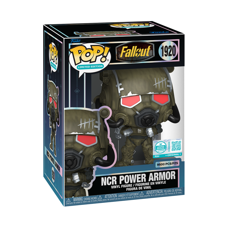Funko Pop Games Fallout NCR Power Armor Vinyl Figure 1920 Limited Edition 9500 Pieces