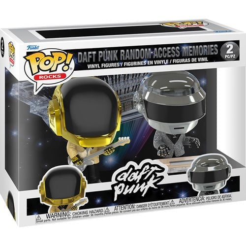 Funko Pop Daft Punk Random Access Memories Glitter Vinyl Figure 2 Pack
