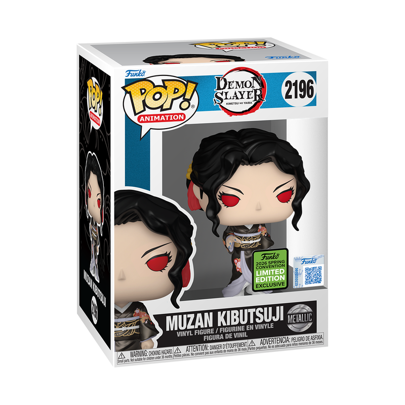 Funko Pop Animation Demon Slayer Muzan Kibutsuji Metallic 2196