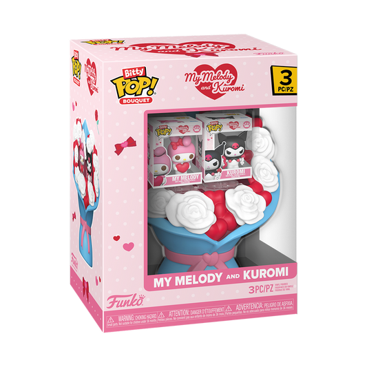 Sanrio Valentines My Melody and Kuromi Funko Bitty Pop! Mini-Figure Bouquet