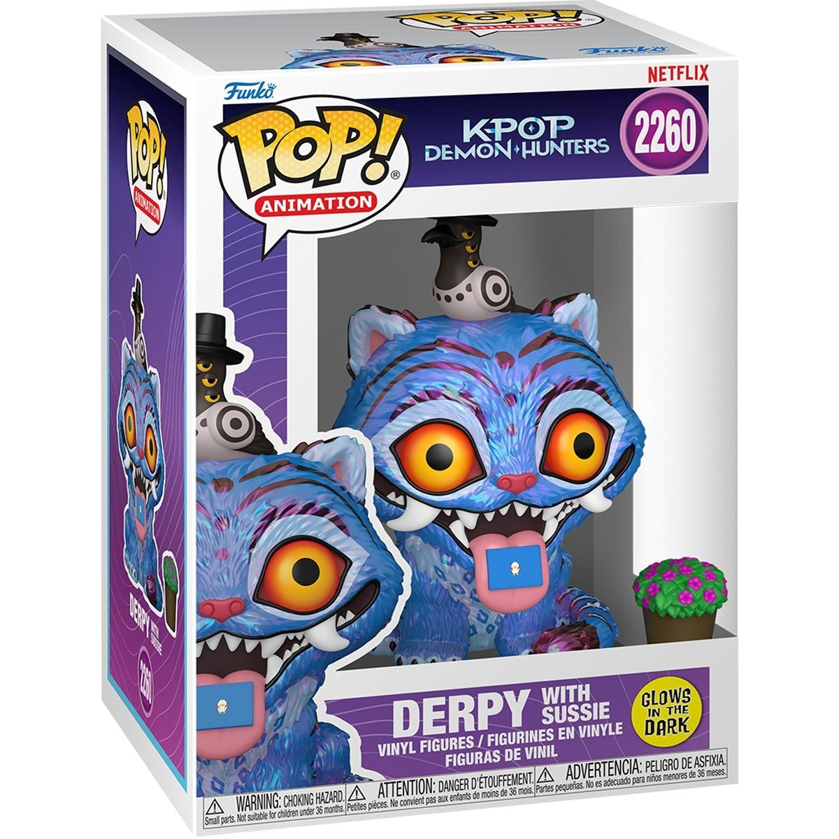Funko Pop! Vinyl Figure KPop Demon Hunters Derpy with Sussie Glow-in-the-Dark #2260