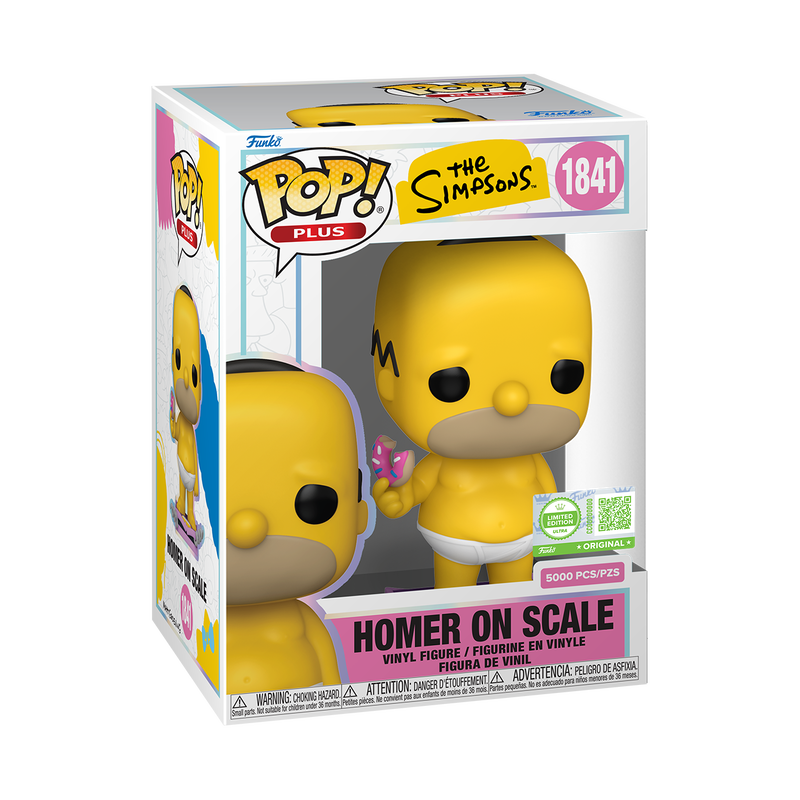 Funko Pop! Simpsons Homer on Scale Vinyl Figure - Limited Edition #1841