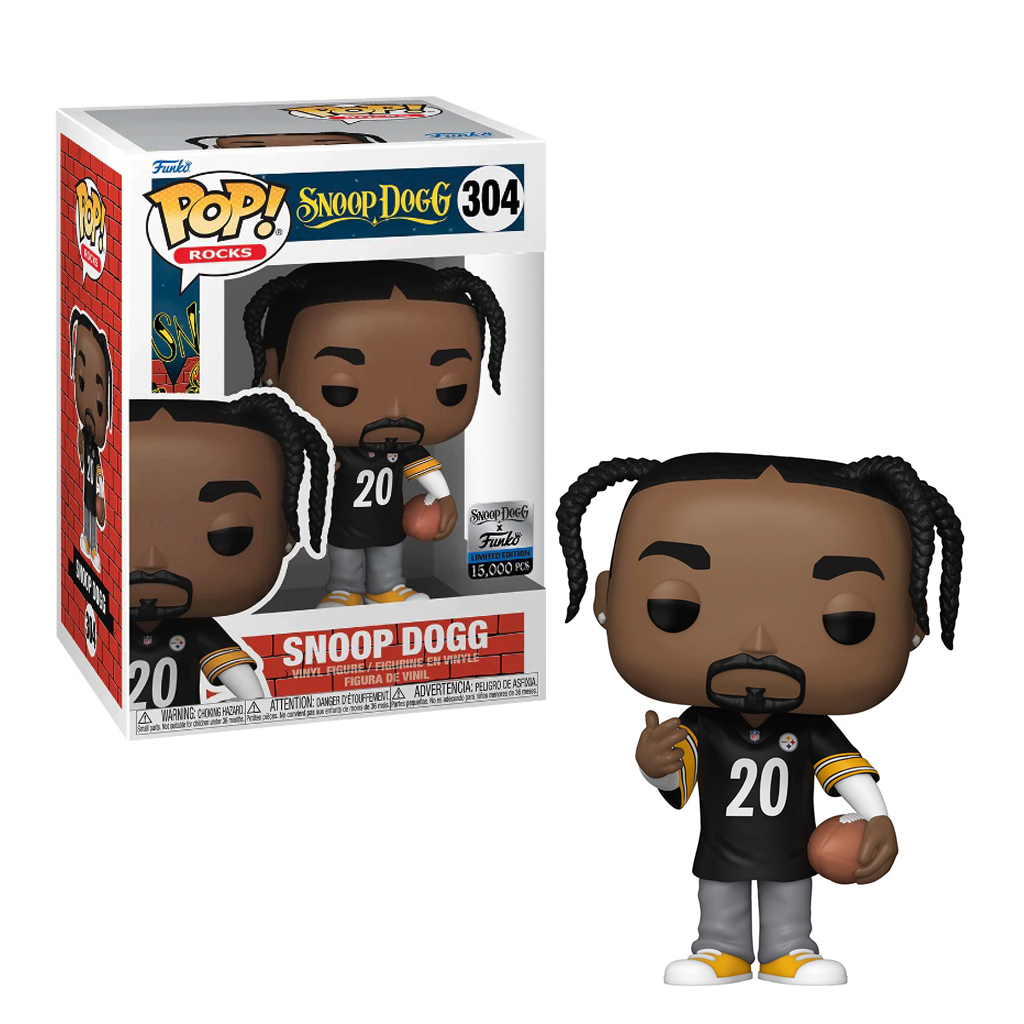 Funko Snoop Dogg Steelers Black Jersey Exclusive Vinyl Figure