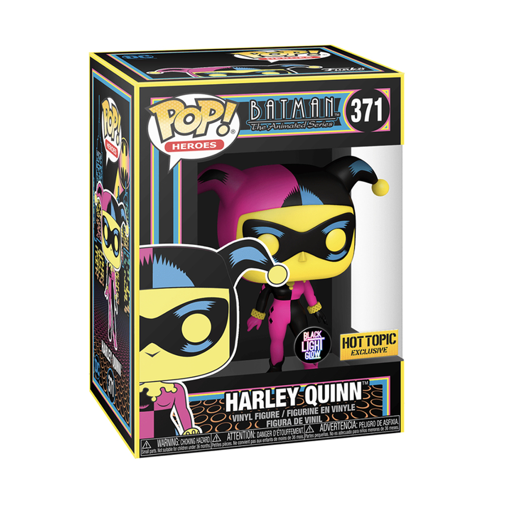 Funko POP! Batman, Harley Quinn Blacklight Hot Topic Exclusive #371