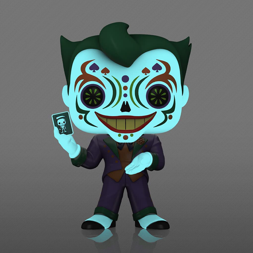 Funko POP! Joker Dia De Los Muertos #414 Glow in the Dark Amazon Exclusive