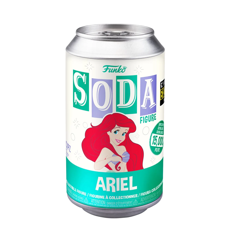 COMMON Funko SODA Little Mermaid Ariel Vinyl Soda Figure, Entertainment Earth Exclusive