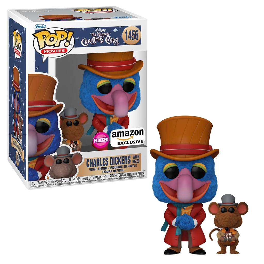 Gonzo as Charles Dickens with Rizzo (Flocked) #1456