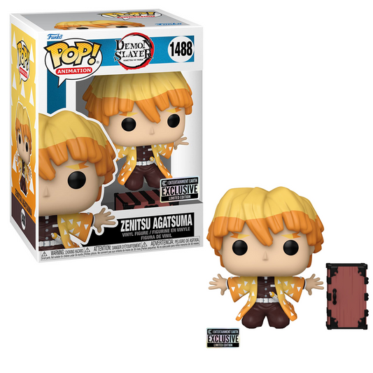 Funko Demon Slayer Zenitsu Protecting Nezuko's Box #1488 - Entertainment Earth Exclusive