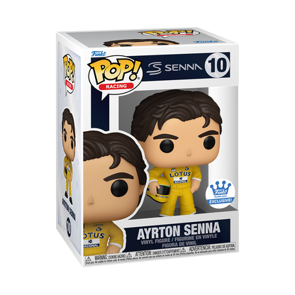 Ayrton Senna (Yellow Lotus Racing Suit) #10