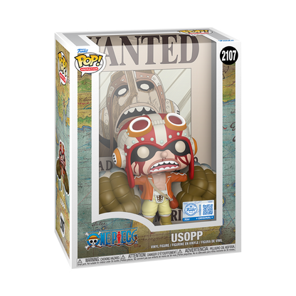 Funko Pop! Poster: One Piece - Usopp (Wanted) Collectible Vinyl Figure